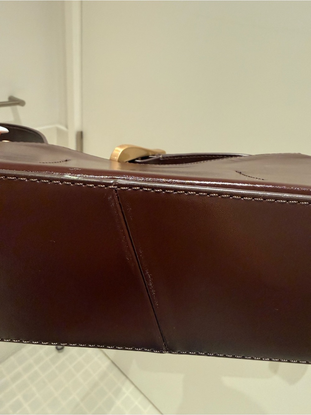 Cult Gaia Malvi Shoulder Bag Espresso - Picture 10 of 14